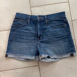 JCrew High Rise Denim Short -Brixton Wash